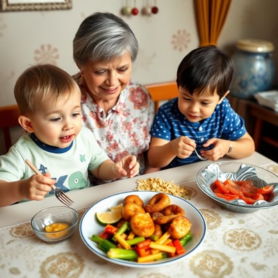 Boy Eating