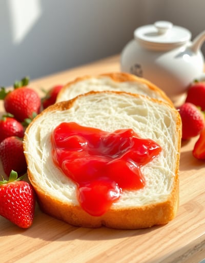 Strawberry Jam Bread