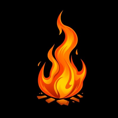 Flame Icon 128