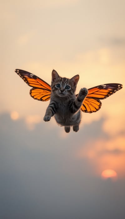 Sunset Cat