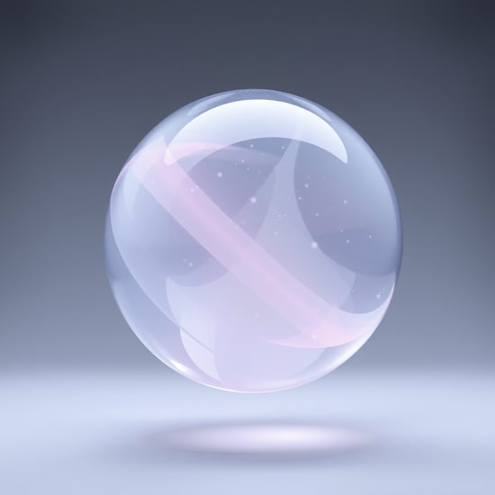 Create a soap ball in mid air with thin film effect