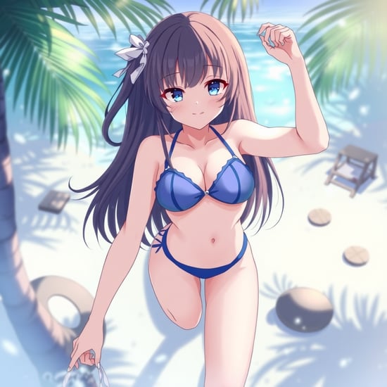 anime girl bikini